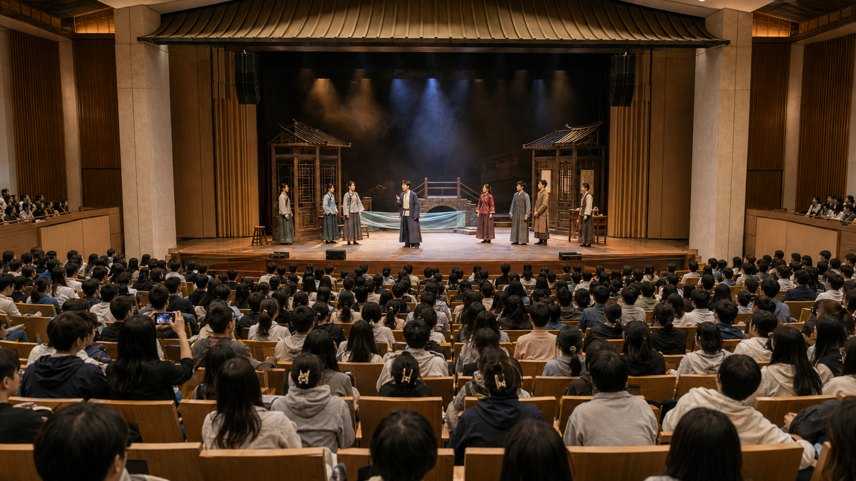 江夏大学首届校园戏剧节圆满闭幕新闻配图