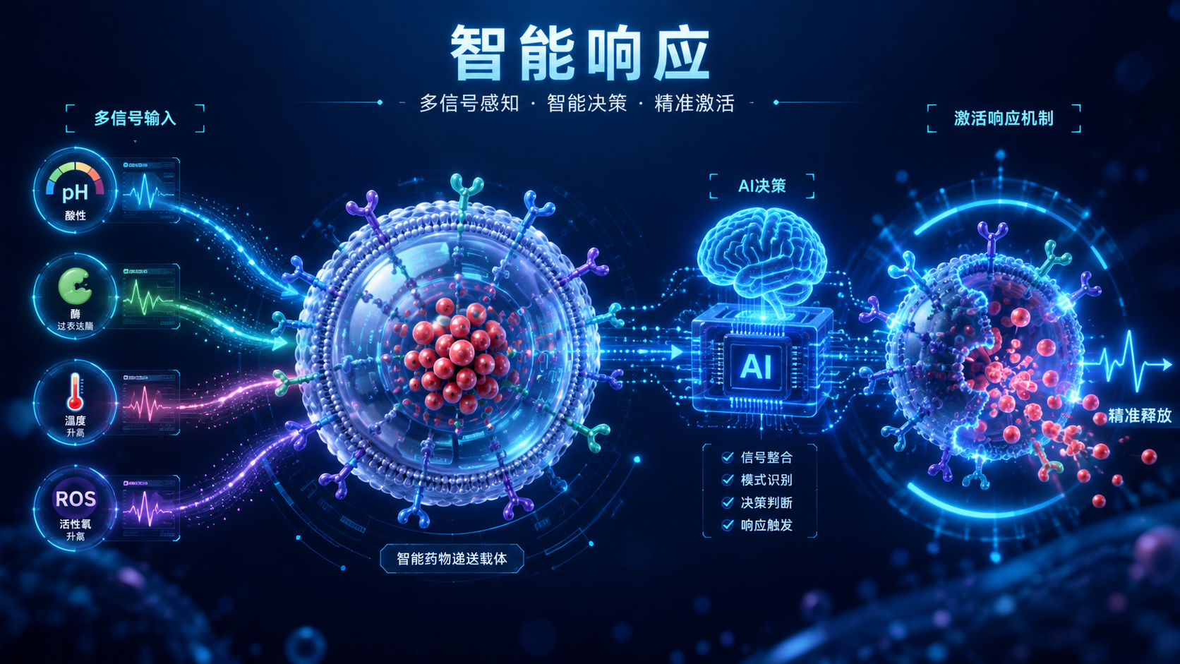 药物递送智能体示意图