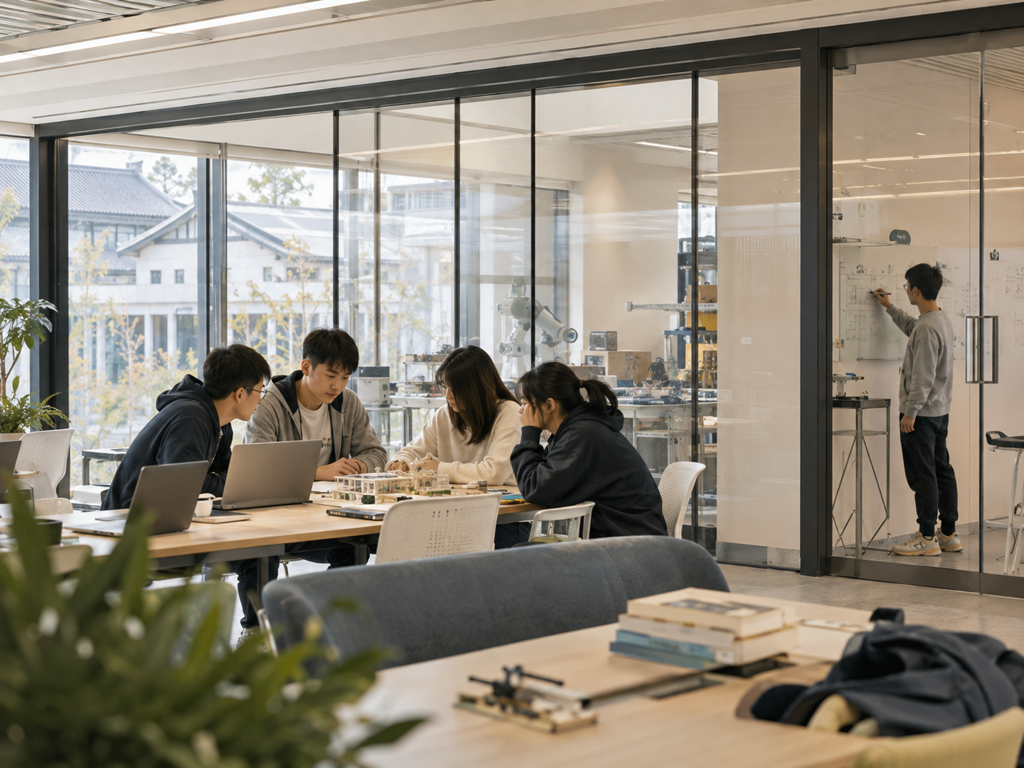 江夏大学与国际合作伙伴共建联合创新中心新闻配图
